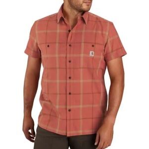 Carhartt Rugged Flex Short Sleeve Shirt Coral M